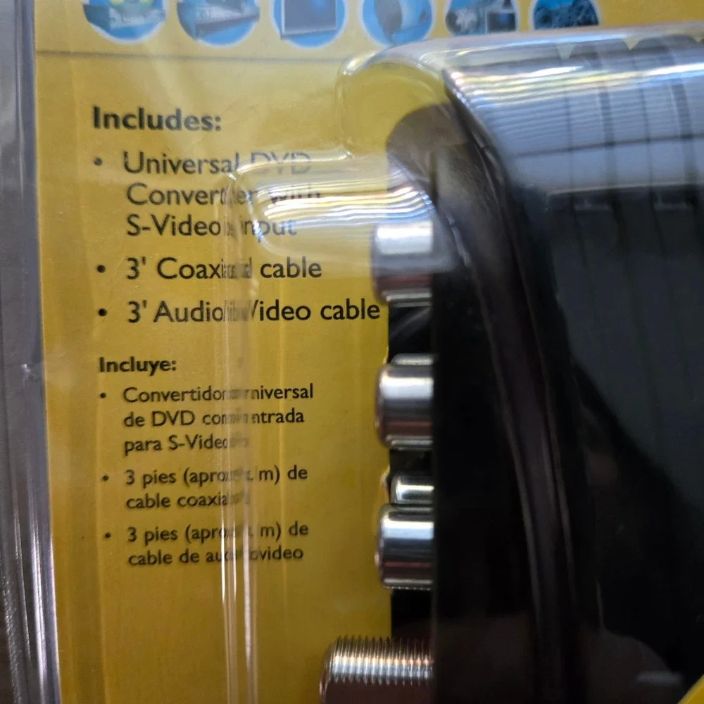 Philips Universal DVD Connection Kit Cables Included 4 DVD TV Game Consoles NEW
